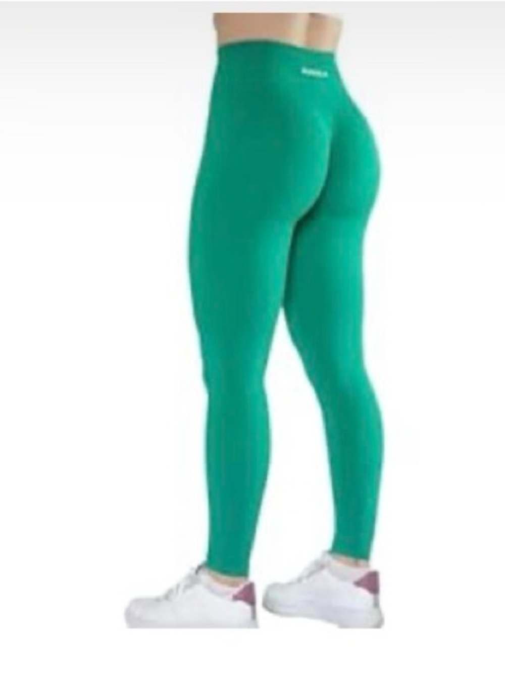 Vibrant Green Seamless High-Waist Leggings